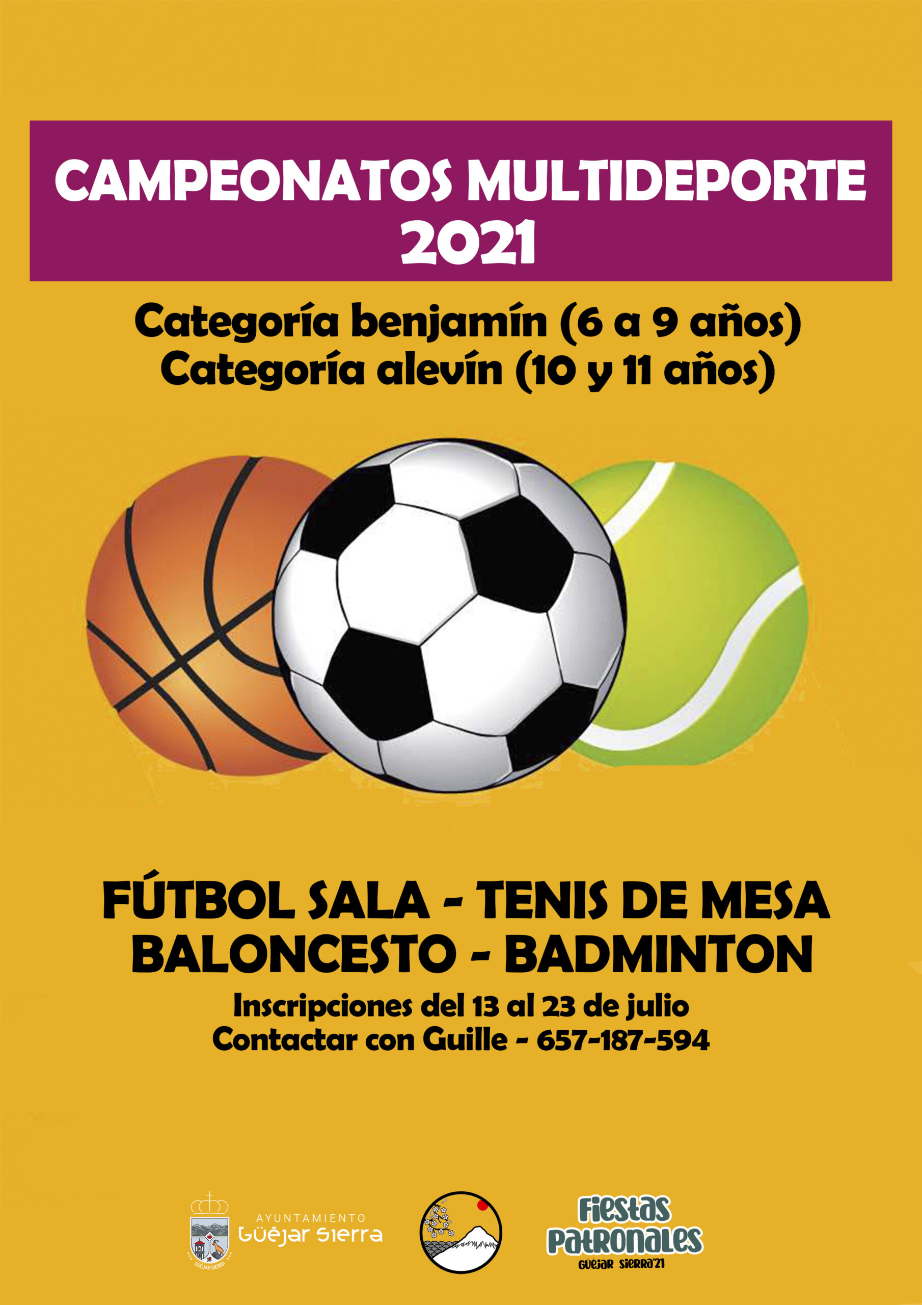 FIESTAS – Entrega de Premios de los Campeonatos Multideporte