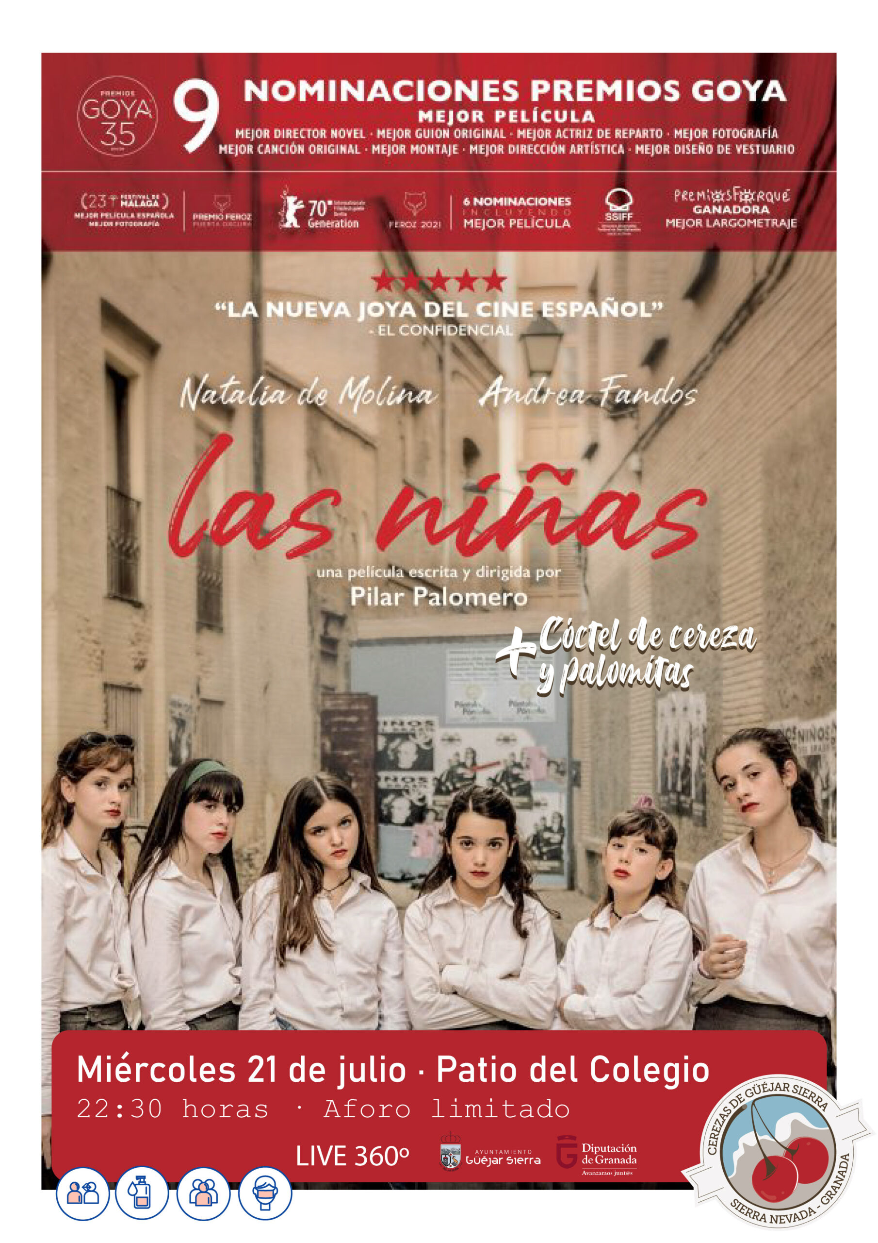 JORNADAS CEREZA – Cine de verano “Las Niñas”