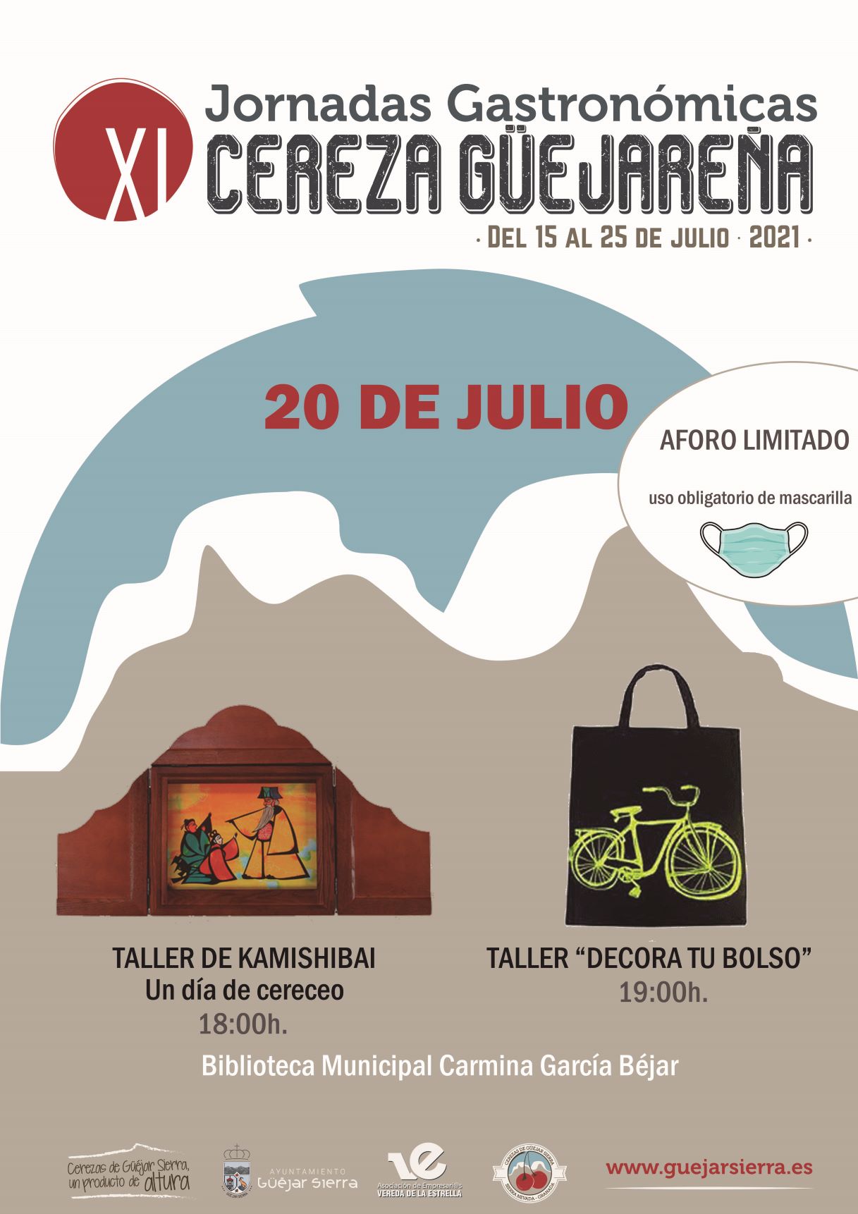 XI JORNADAS DE LA CEREZA – Kamishibai “Un día de cereceo” y Taller de decoración de bolsos