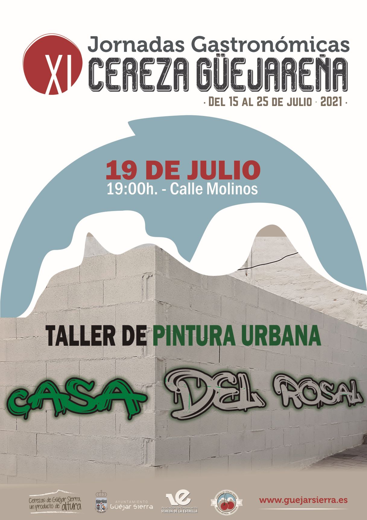 XI JORNADAS DE LA CEREZA – Taller de Pintura Urbana “Casa del Rosal”
