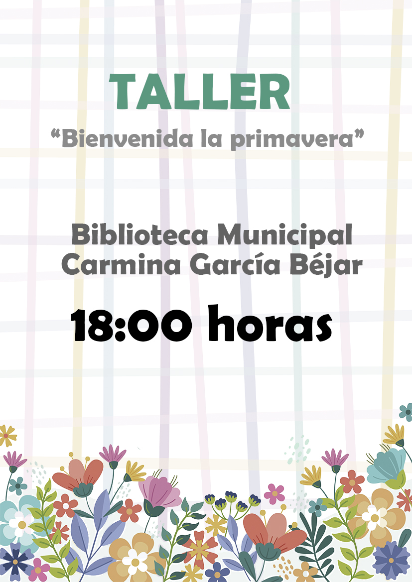 BIBLIOTECA – Taller “Bienvenida la primavera”