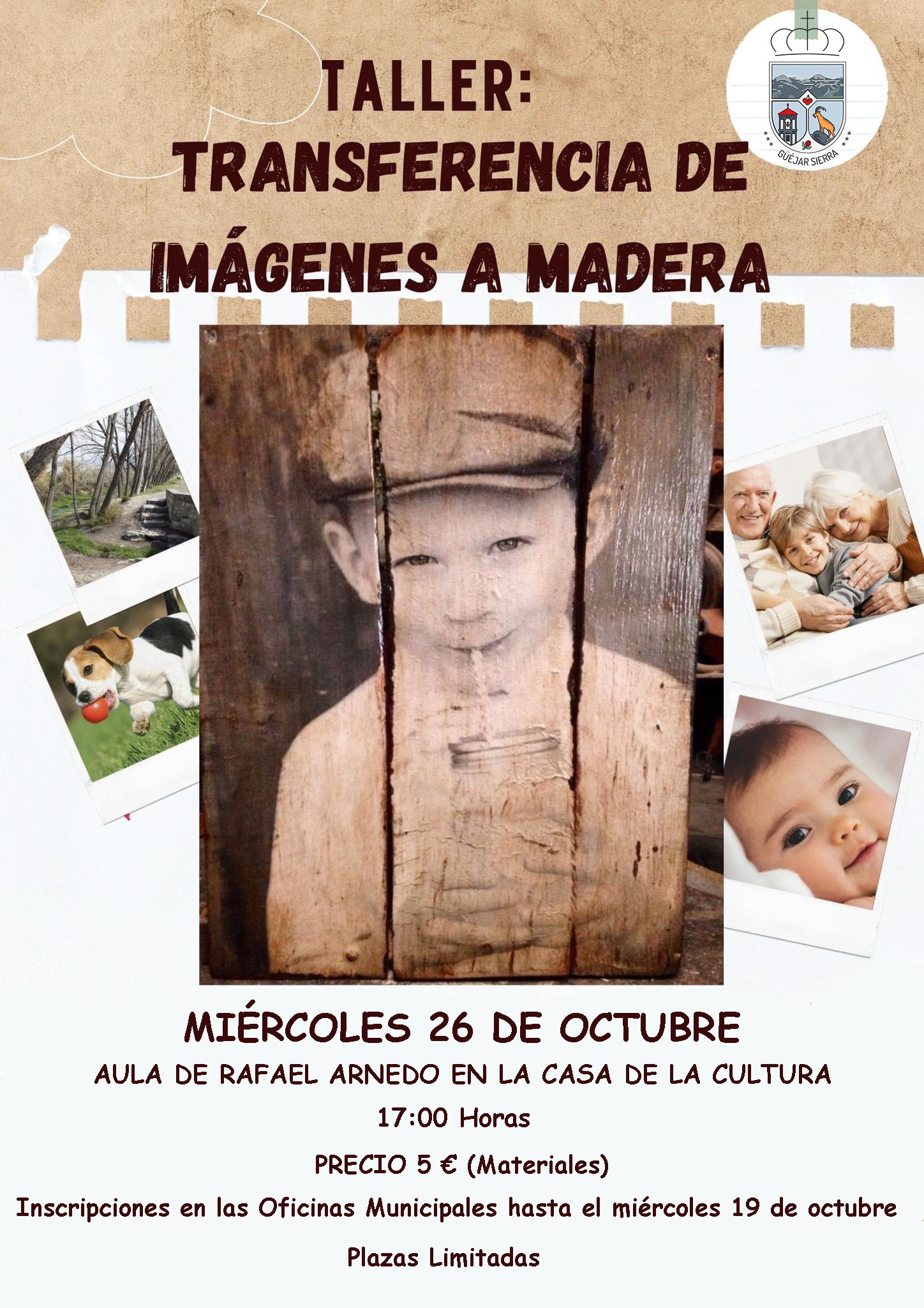 TALLER TRANSFERENCIA DE IMÁGENES A MADERA