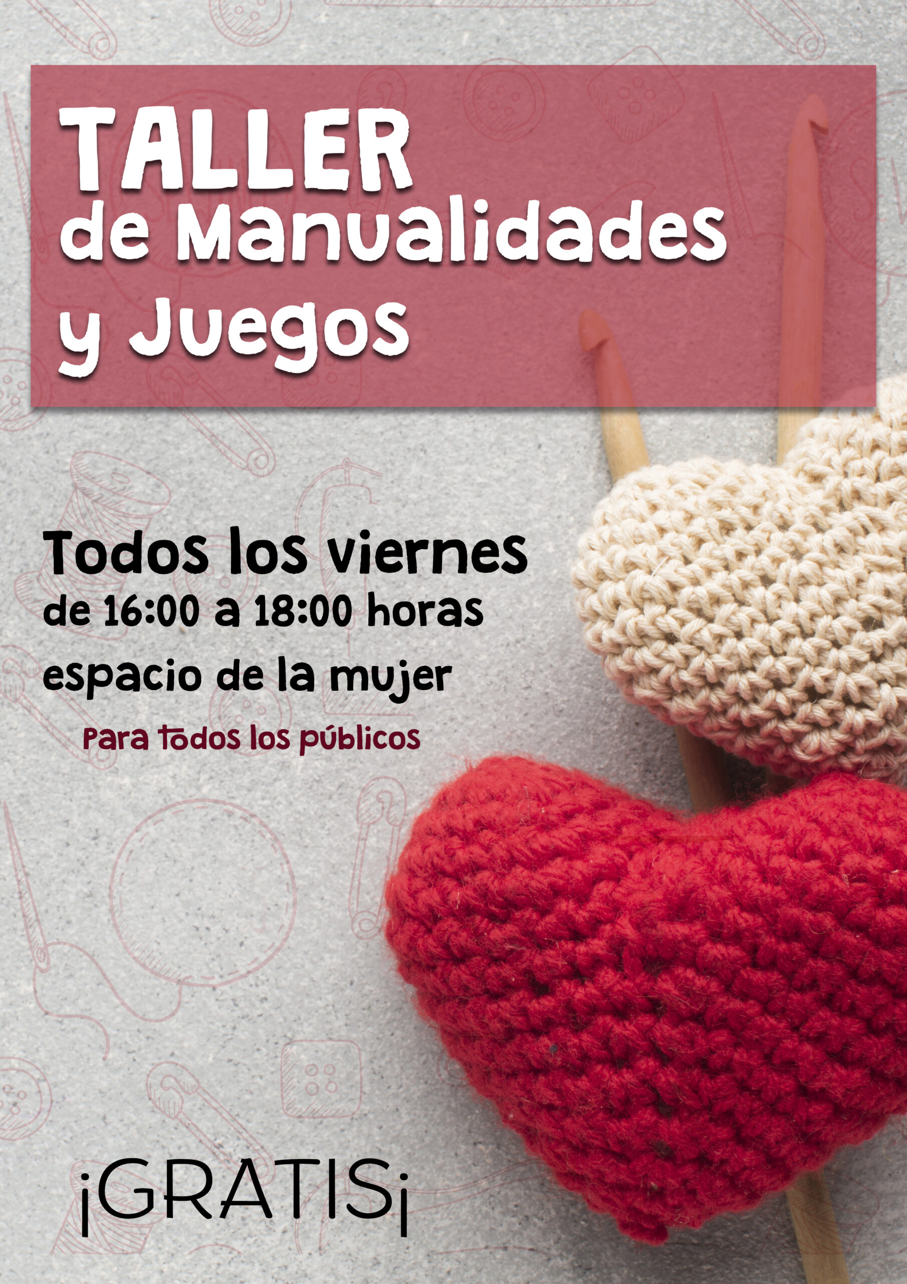 TALLER DE MANUALIDADES Y JUEGOS