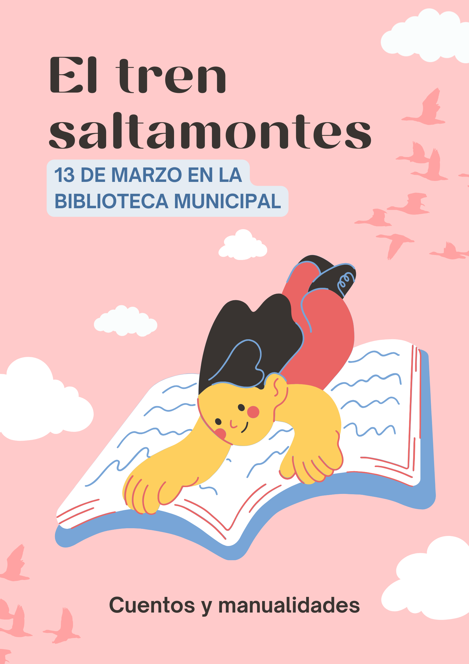 “El tren saltamontes”: Cuentos y manualidades