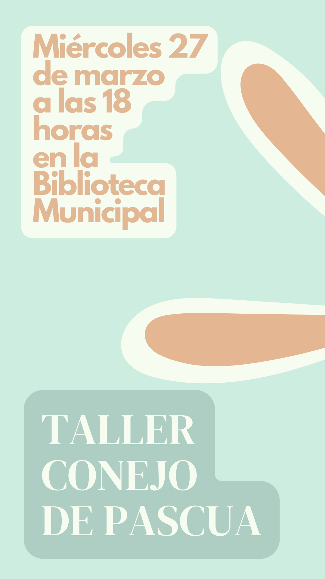 Taller: Conejo de Pascua